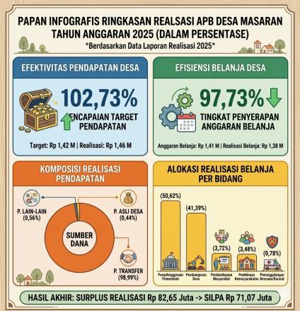 PENYAMPAIAN LAPORAN PENYELENGGARAAN PEMERINTAHAN DESA (LPPD) DESA MASARAN TAHUN 2025